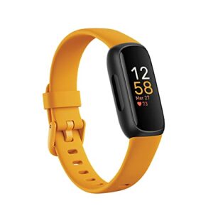 Fitbit Inspire 3,Black/Morning Glow, Activity Tracker Unisex-Adult, Sunset, One Size